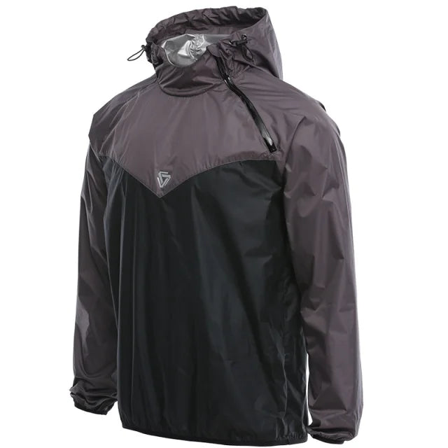 Men’s Hooded Sports Windbreaker Workout Jacket