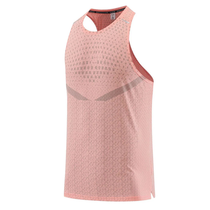 Men's Ice Silk Sleeveless Sports Vest – Quick-Dry, Breathable Gym Running Tank