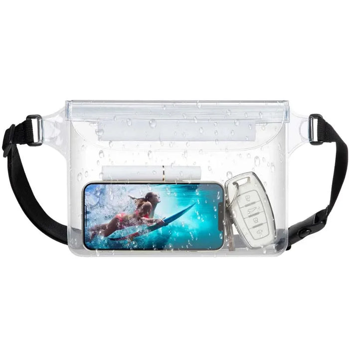 PVC Waterproof Mobile Phone Waist Bag with Adjustable Strap