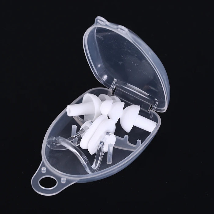 Swimming Nose Clip & Ear Plugs Set