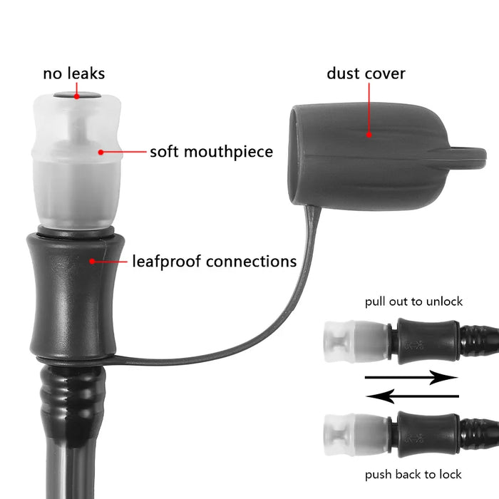 One-Click Hydration Bladder – 1.5–3L for Hiking & Camping