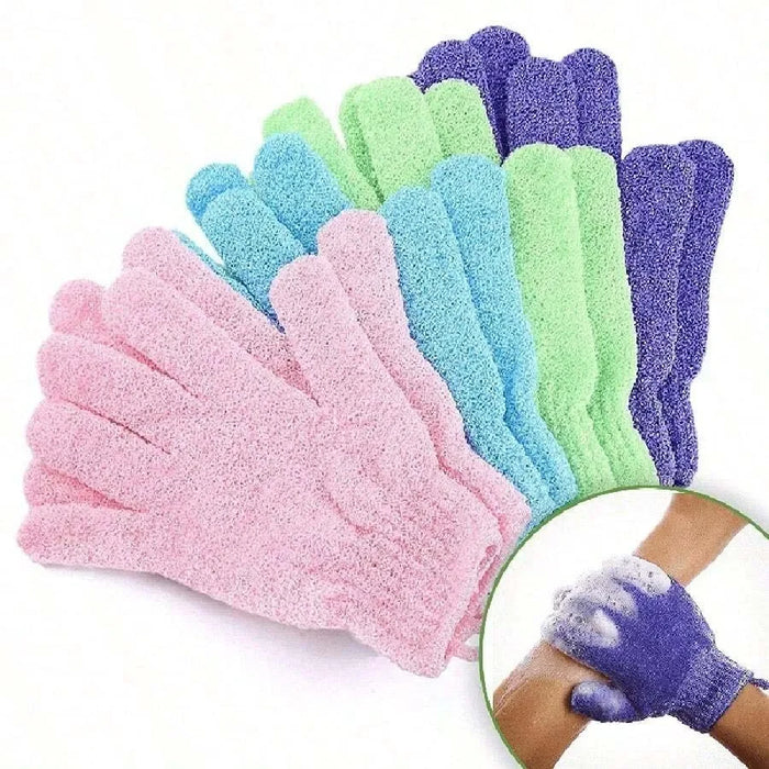 Reversible Exfoliating Shower Gloves