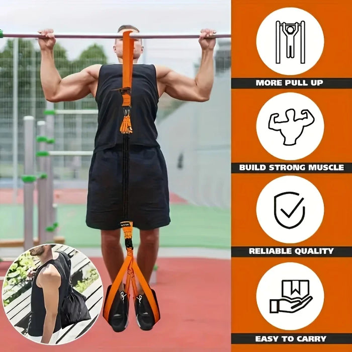 Pull-Up Assist Belt Set Resistance Bands for Gym & Home Workout