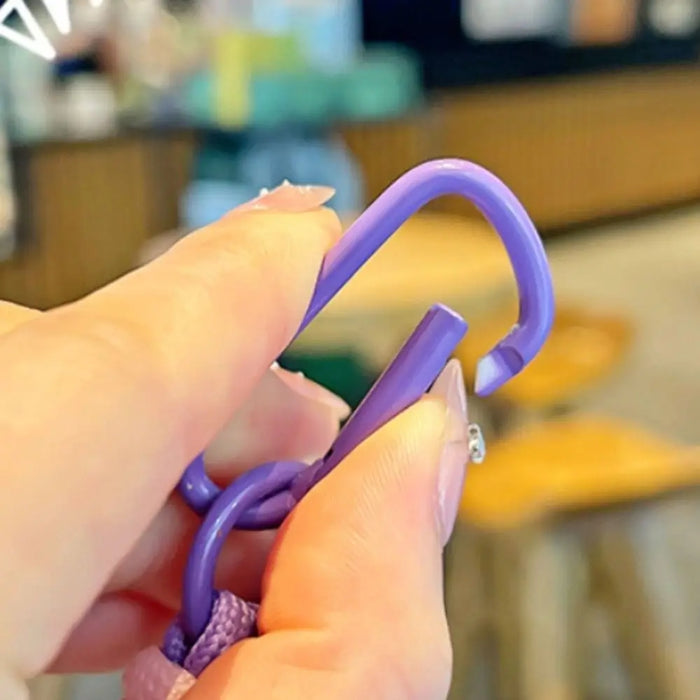 Barbell Charm Gym Keychain