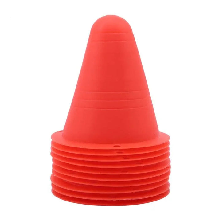 8cm Plastic Marker Cones (10 Pack)