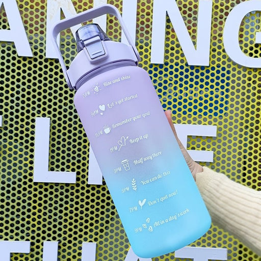 2L Motivational Two-Tone Water Bottle - Flamin' Fitness