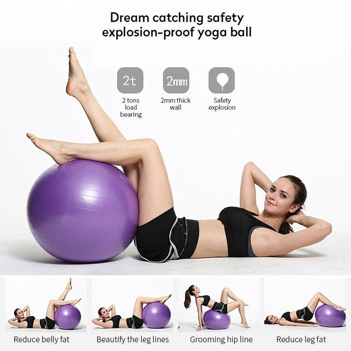 55cm Yoga Exercise Ball - Flamin' Fitness