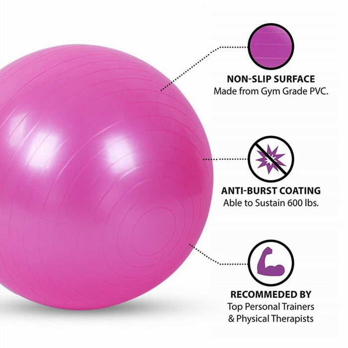 85cm Yoga Exercise Ball - Flamin' Fitness