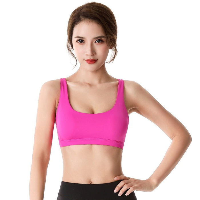 Crisscross Padded Sports Bra - Flamin' Fitness