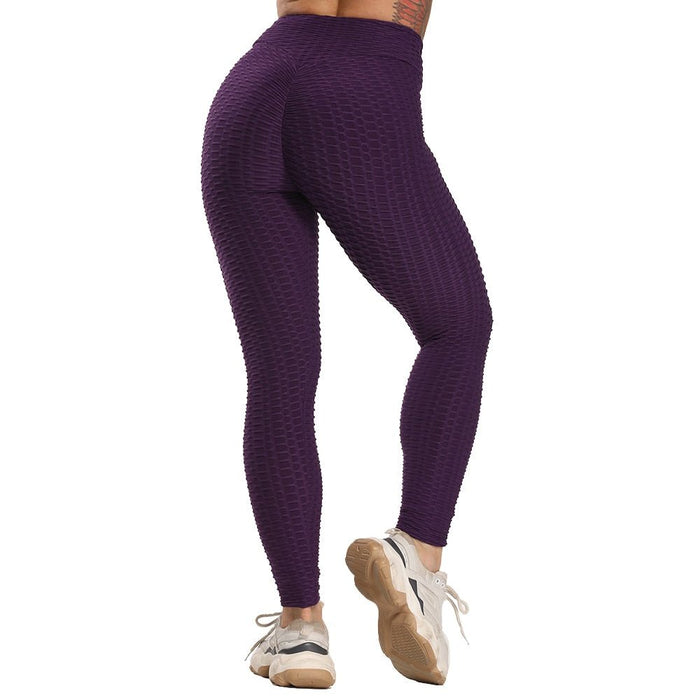Honeycomb Anti-Cellulite Gym Leggings - Flamin' Fitness