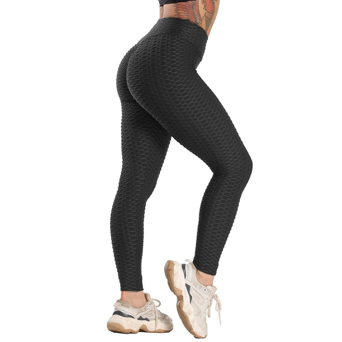 Honeycomb Anti-Cellulite Gym Leggings - Flamin' Fitness
