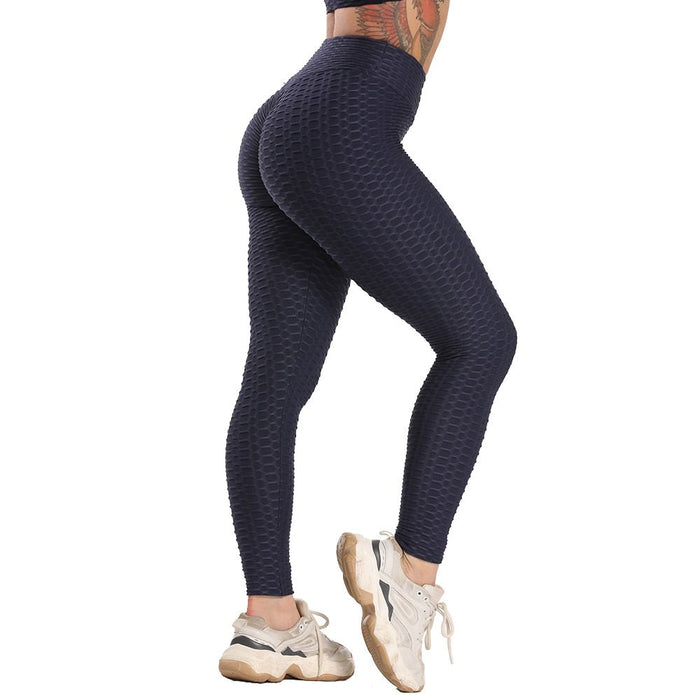 Honeycomb Anti-Cellulite Gym Leggings - Flamin' Fitness