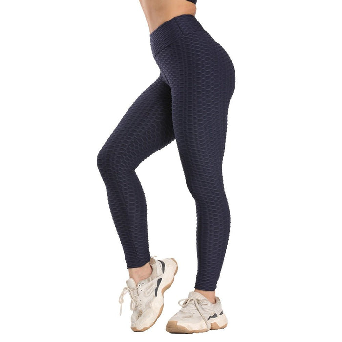 Honeycomb Anti-Cellulite Gym Leggings - Flamin' Fitness