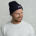 Navy Cuffed Beanie - Flamin' Fitness