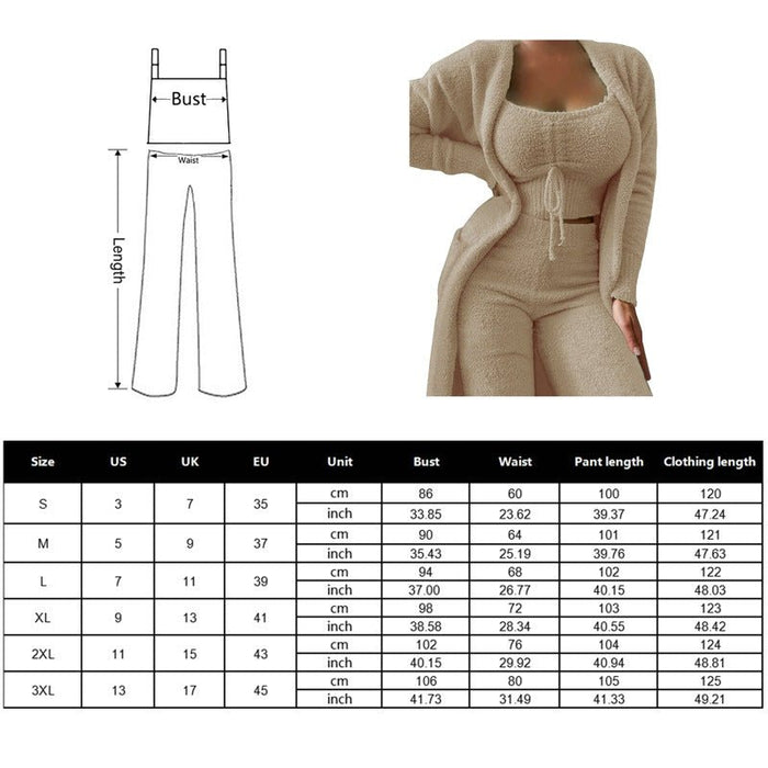 SnuggleSoft Fleece Loungewear Set - Flamin' Fitness