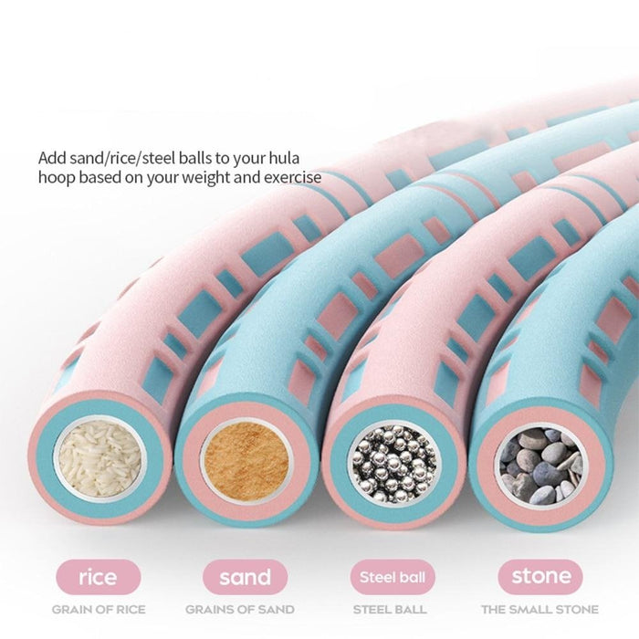 Stainless Steel Weighted Hula Hoop - Flamin' Fitness